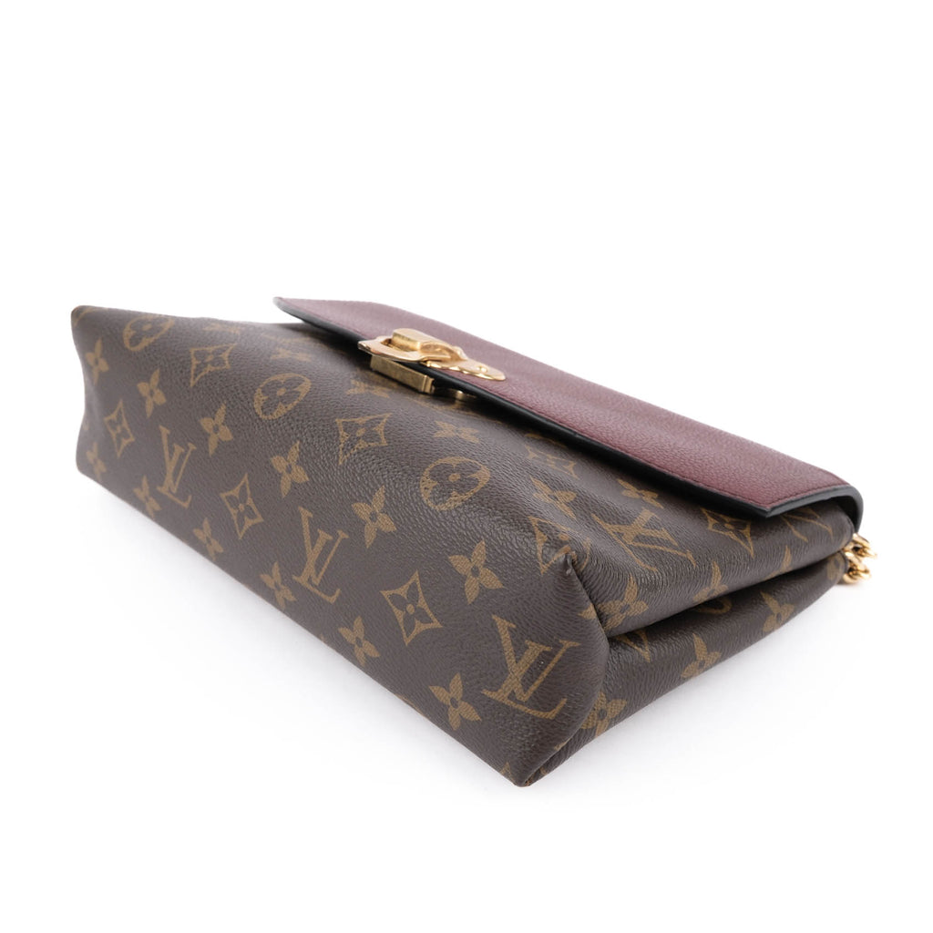 Louis Vuitton Saint Placide Monogram Canvas and Grain Leather in Bordeaux M43715