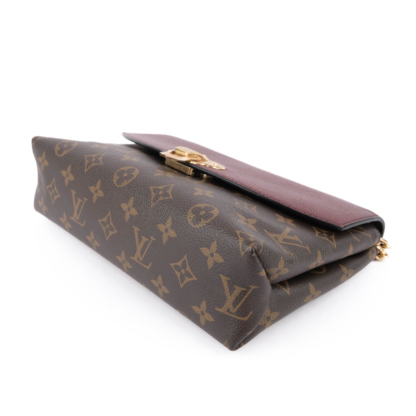 Louis Vuitton Saint Placide Monogram Canvas and Grain Leather in Bordeaux M43715