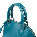 Louis Vuitton Alma BB Epi Leather Blue Silver Hardware Rank A