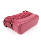 Chanel Gabrielle Small Hobo Bag A91810 Pink Tweed Calfskin Leather Mixed Hardware CC Logo Crossbody Chain Shoulder