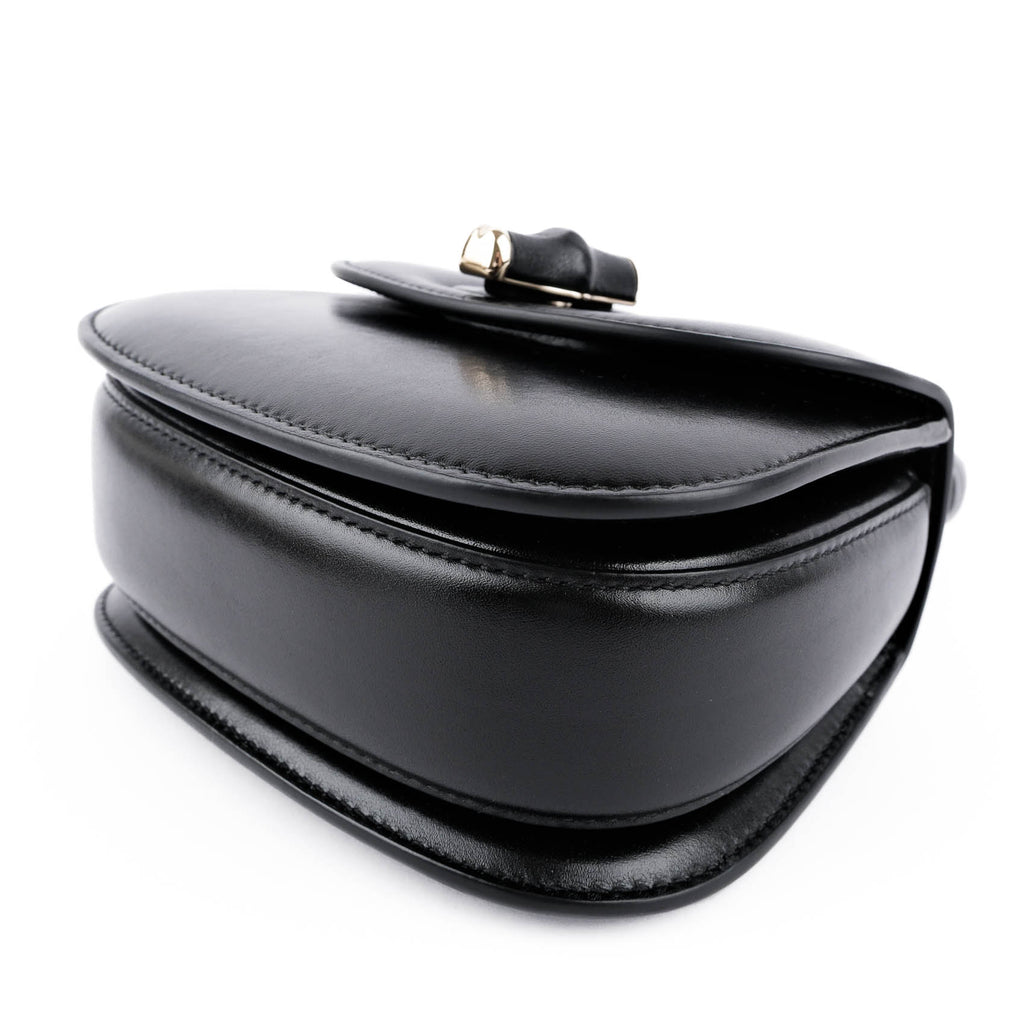 Gucci Bamboo 1947 Mini Top Handle Black Bag