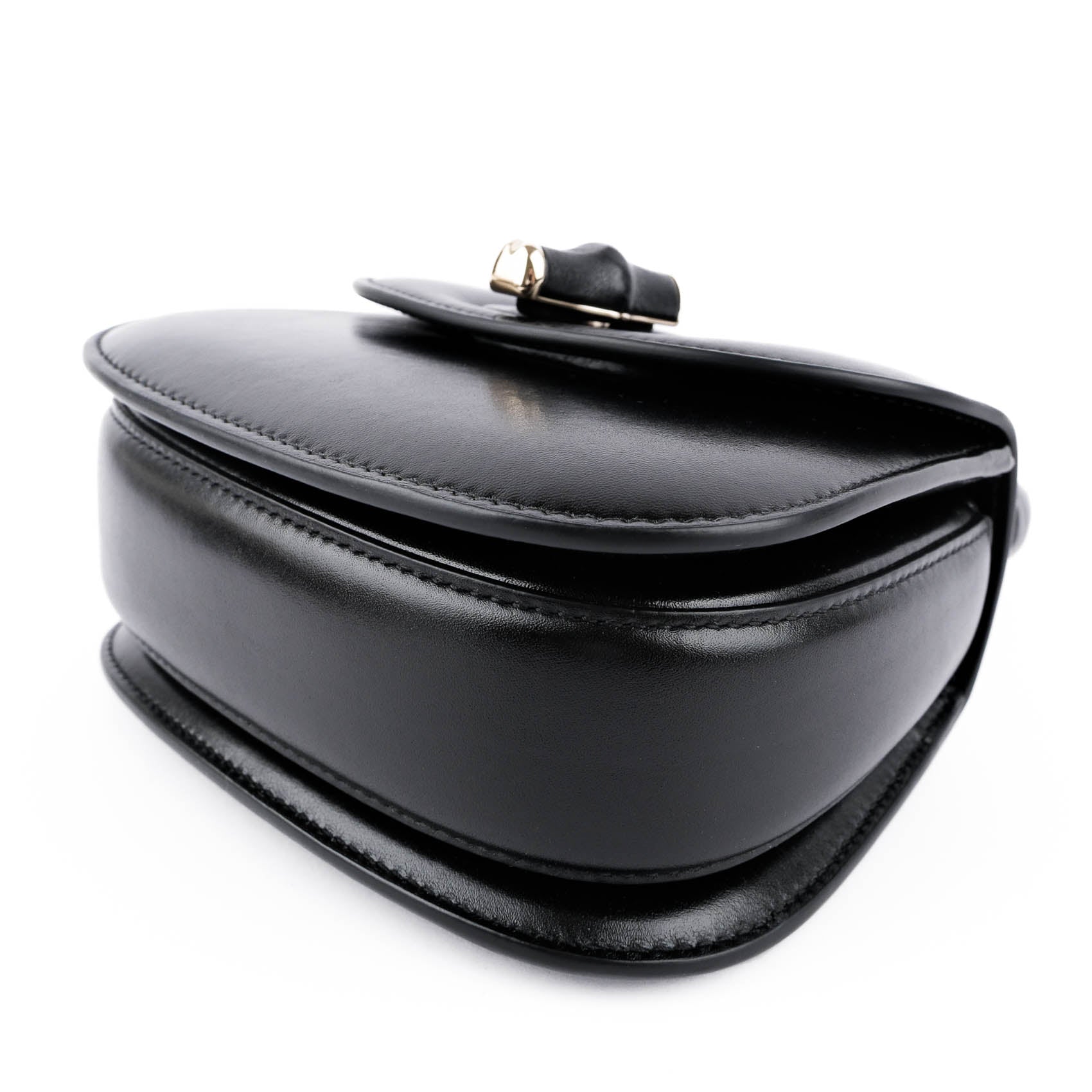 Gucci Bamboo 1947 Mini Top Handle Black Bag