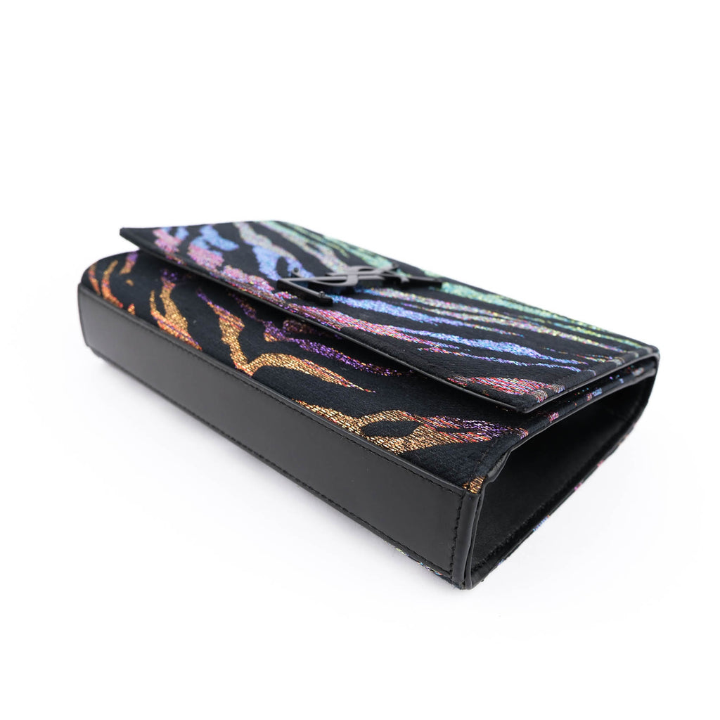 Saint Laurent Kate Small Lurex Animal Print - Multicolor / Black Hardware