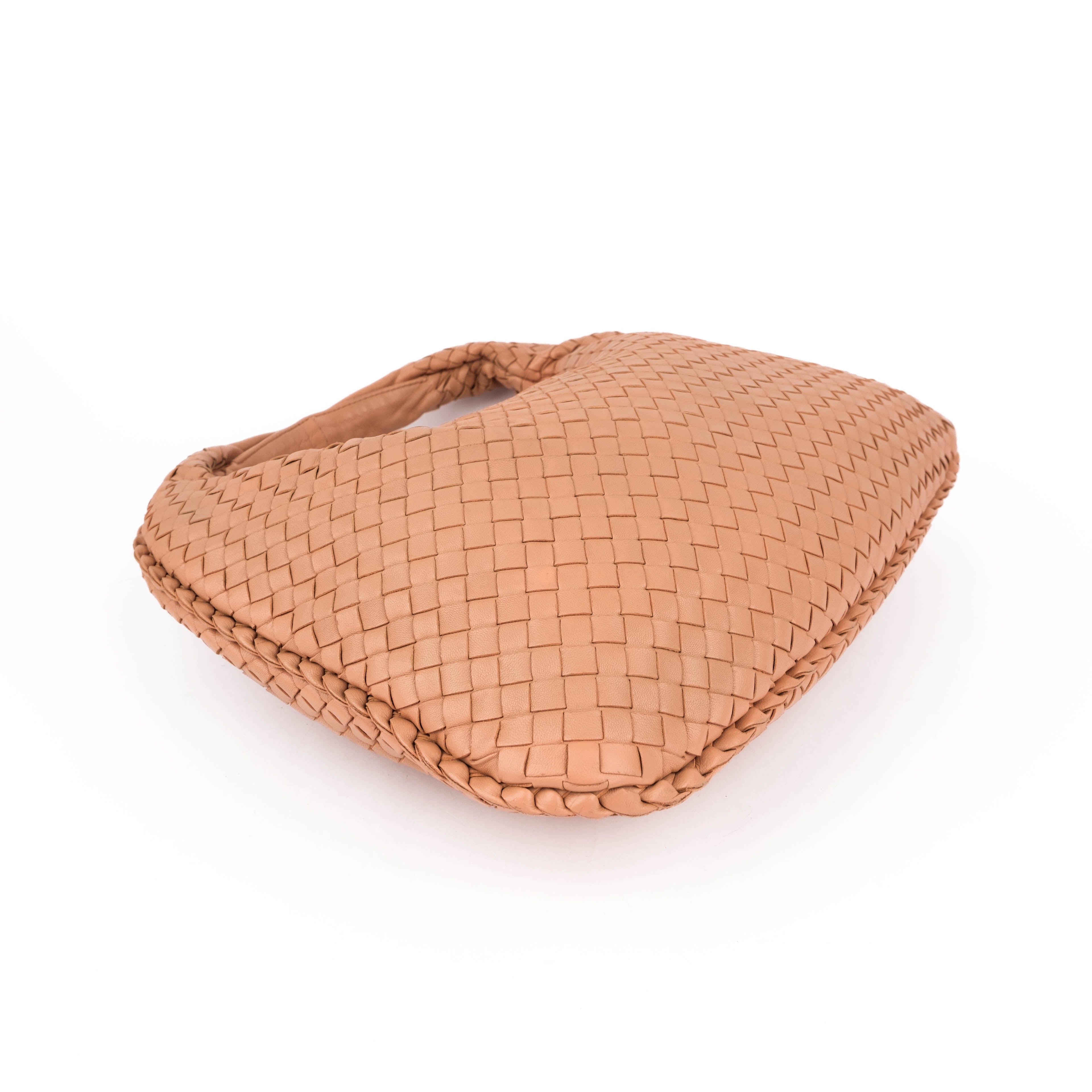 Bottega Veneta Medium Intrecciato Nappa Veneta Hobo Bag - Dusty Rose