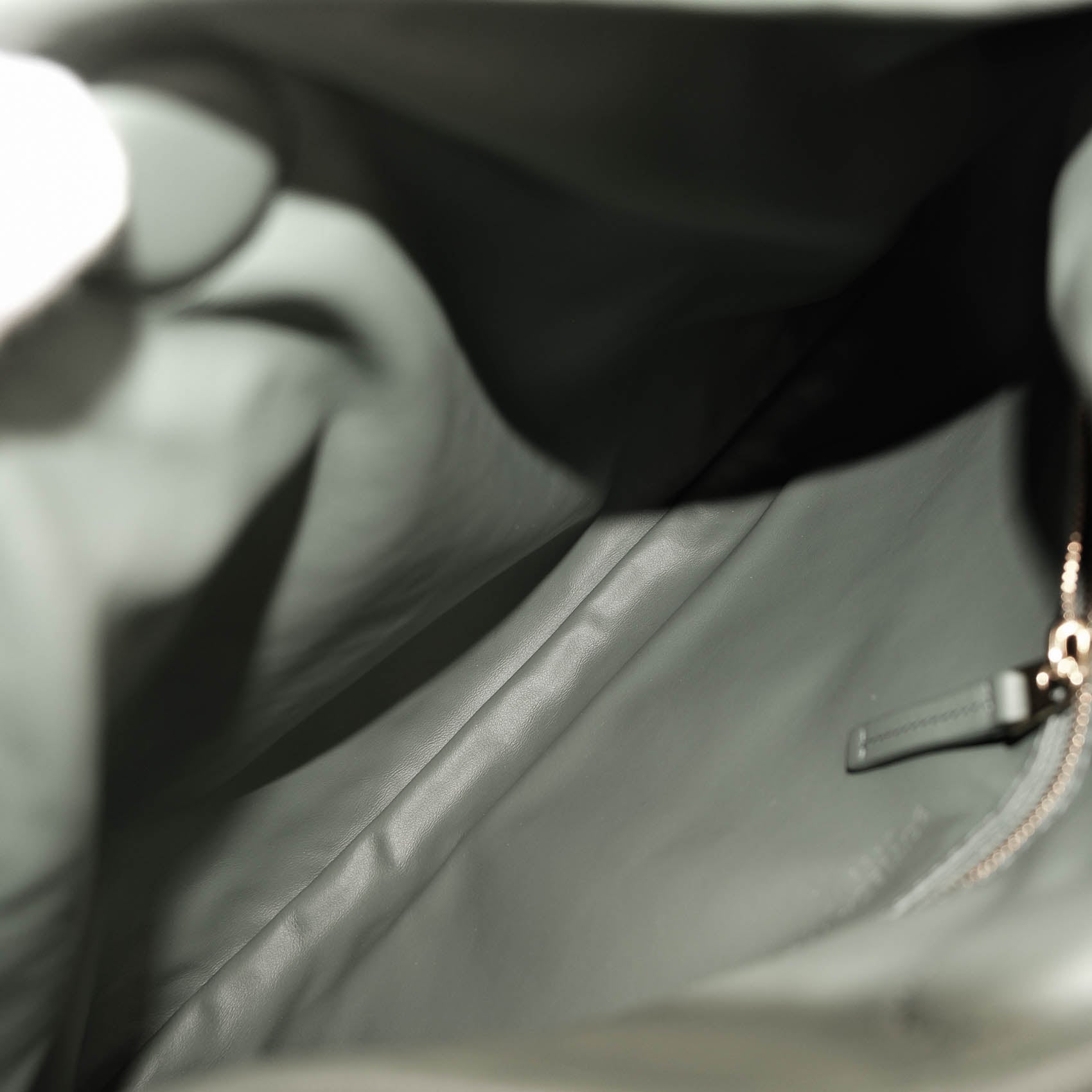 Bottega Veneta Small Hop Bag in Aloe Green Intrecciato Leather