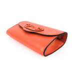 GUCCI Horsebit Mini Shoulder Bag Orange Leather Monochrome 2-Way