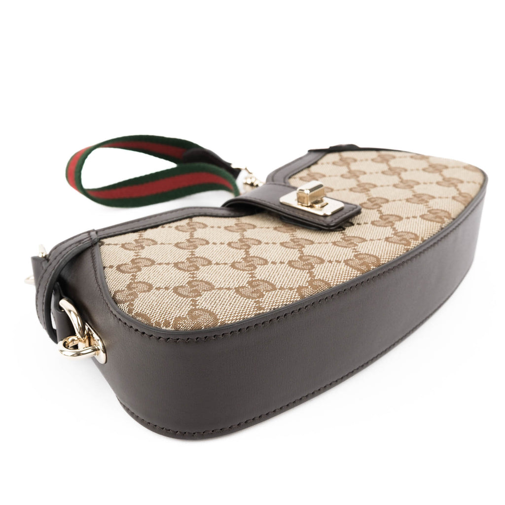 GUCCI Moonside Mini Shoulder Bag – GG Supreme & Leather