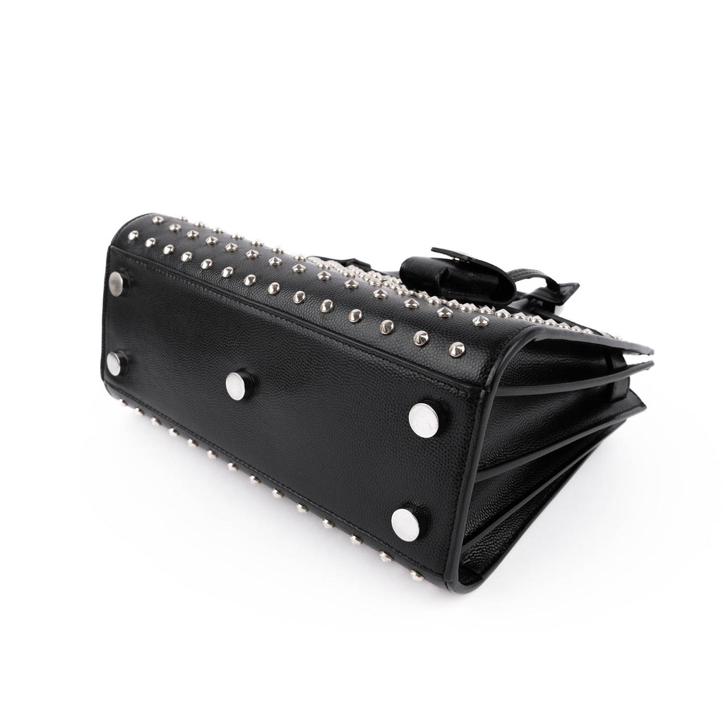 Saint Laurent Studded Nano Sac de Jour in Black Calfskin (2014 Edition) VLR3551540514