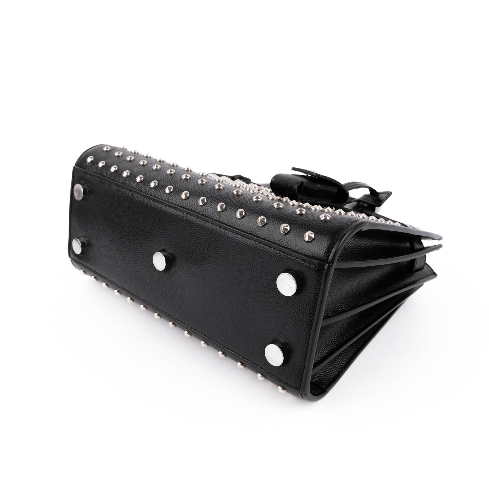 Saint Laurent Studded Nano Sac de Jour in Black Calfskin (2014 Edition) VLR3551540514