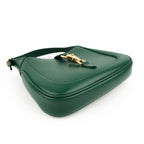 Gucci Jackie 1961 Mini Shoulder Bag Smooth Leather Emerald Green Gold Hardware