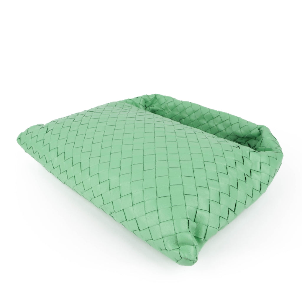 UNUSED ITEM | Bottega Veneta Medium Hop Bag in Intrecciato Leather - Emerald Green