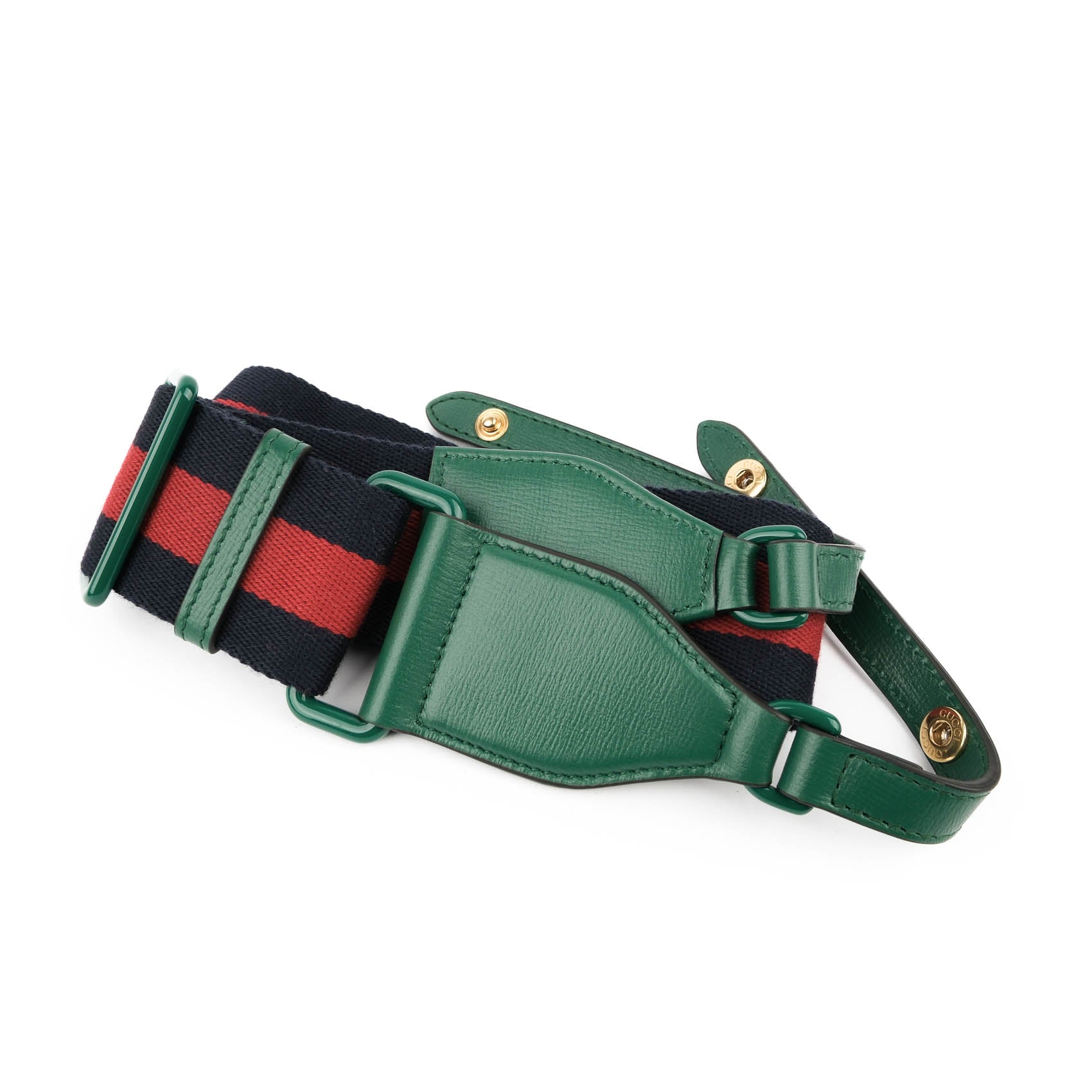 Gucci Horsebit 1955 Mini Shoulder Bag Green Leather with Strap 724713