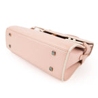 Delvaux Tempête Mini Calfskin Leather 2-Way Handbag (Light Pink / Bicolor)
