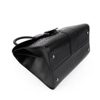 Delvaux Brillant MM L'Humour Handbag - Black Box Calf Leather