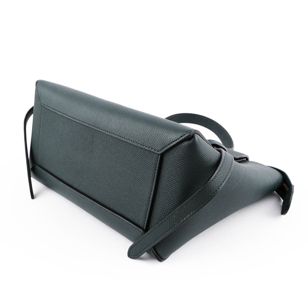 Celine Belt Bag Micro Leather Handbag, Green