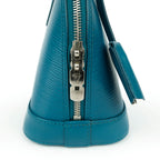 Louis Vuitton Alma BB Epi Leather Blue Silver Hardware Rank A