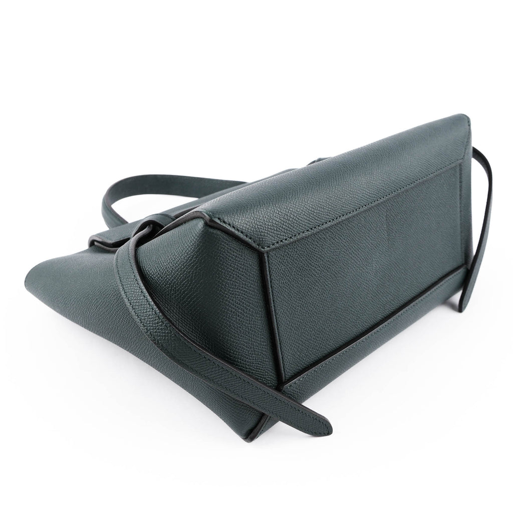 Celine Belt Bag Micro Leather Handbag, Green