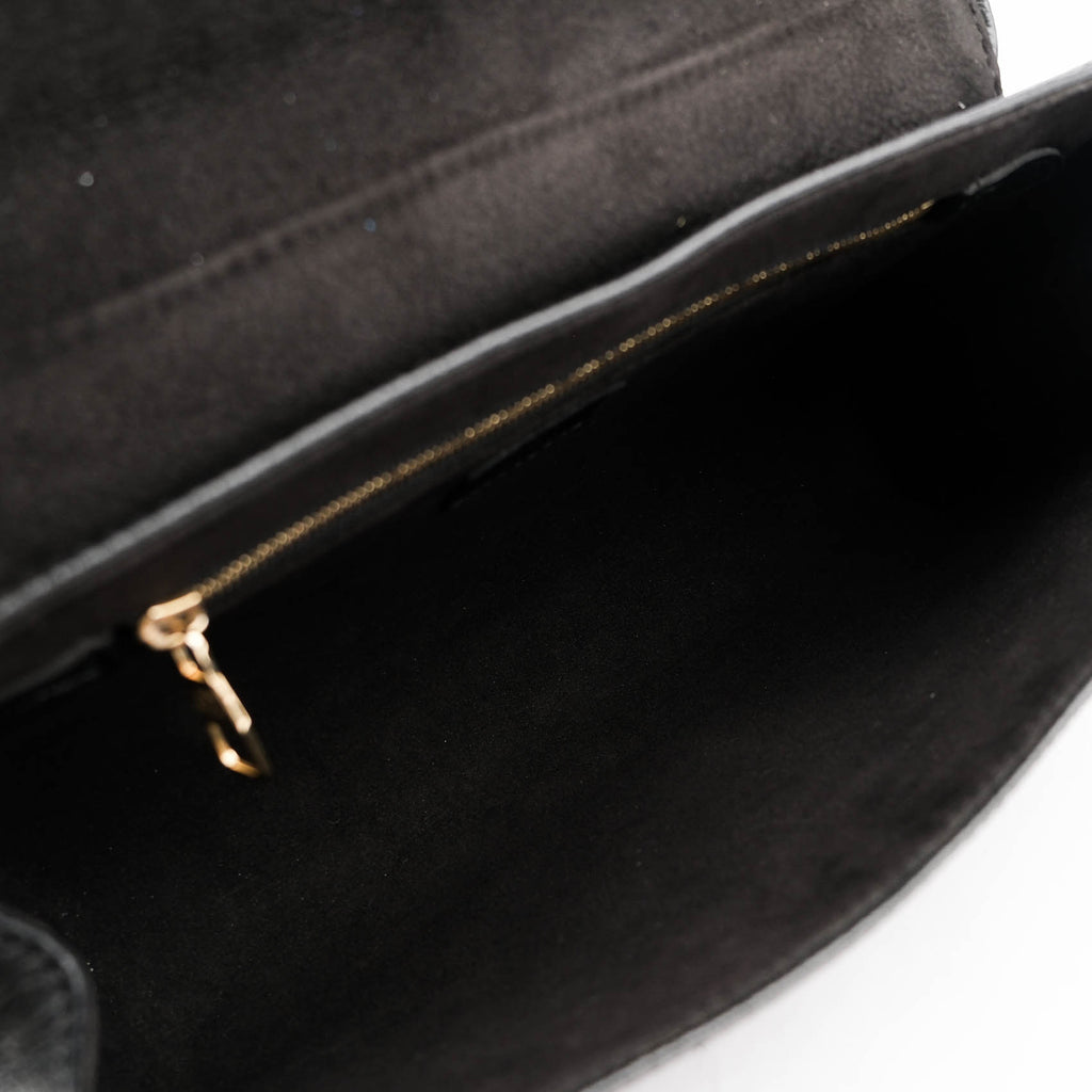 Louis Vuitton Saint Germain PM Monogram Empreinte Noir Black Leather Chain Shoulder Bag M48931