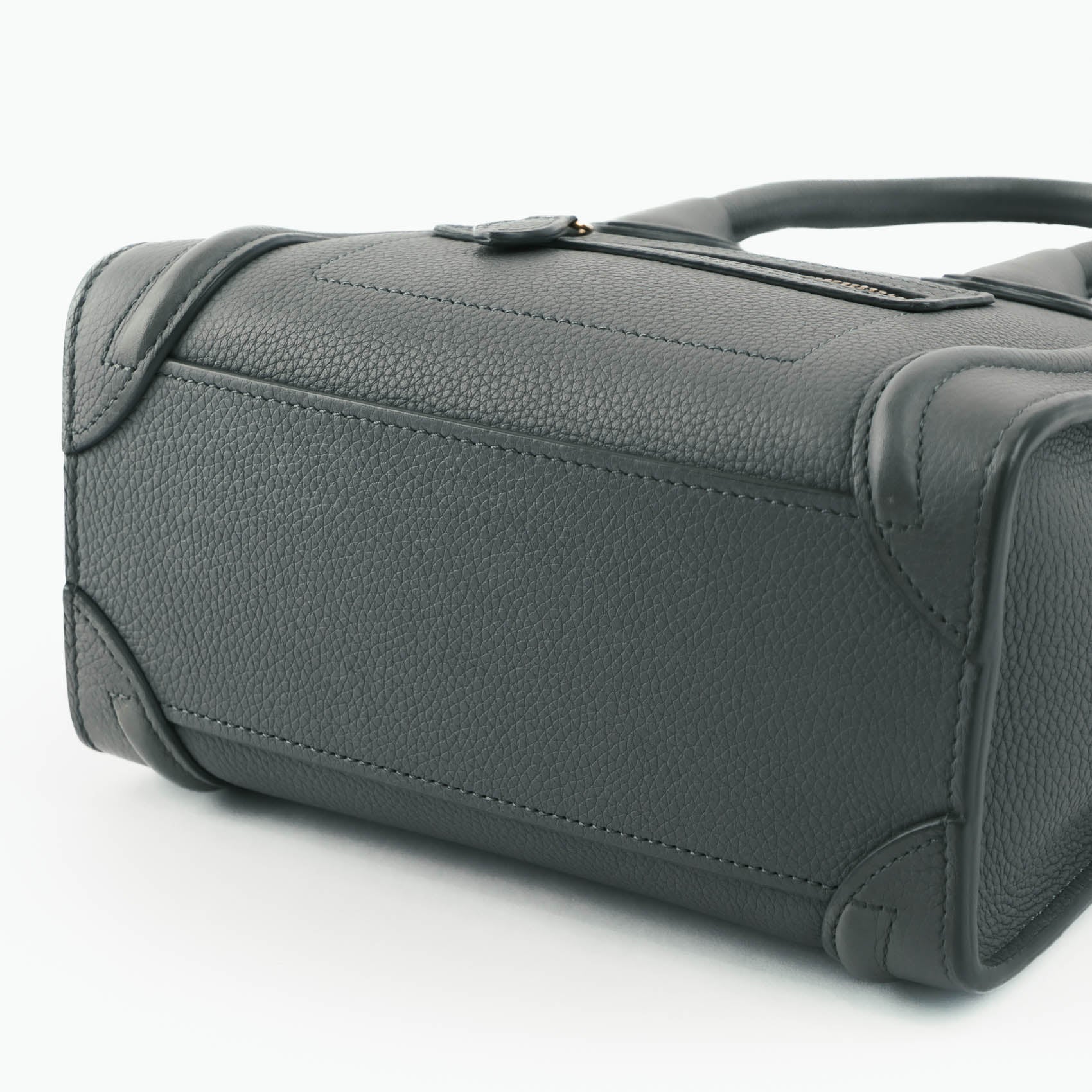 Celine Nano Luggage Bag in Drummed Calfskin