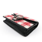 Gucci Dionysus Super Mini Tweed Bag - Red & White Check
