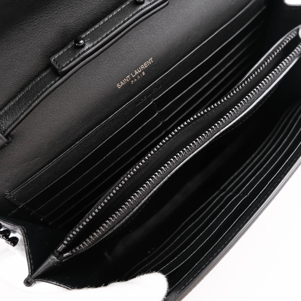Saint Laurent Kate Medium in Polka Dot Printed Grain de Poudre Leather