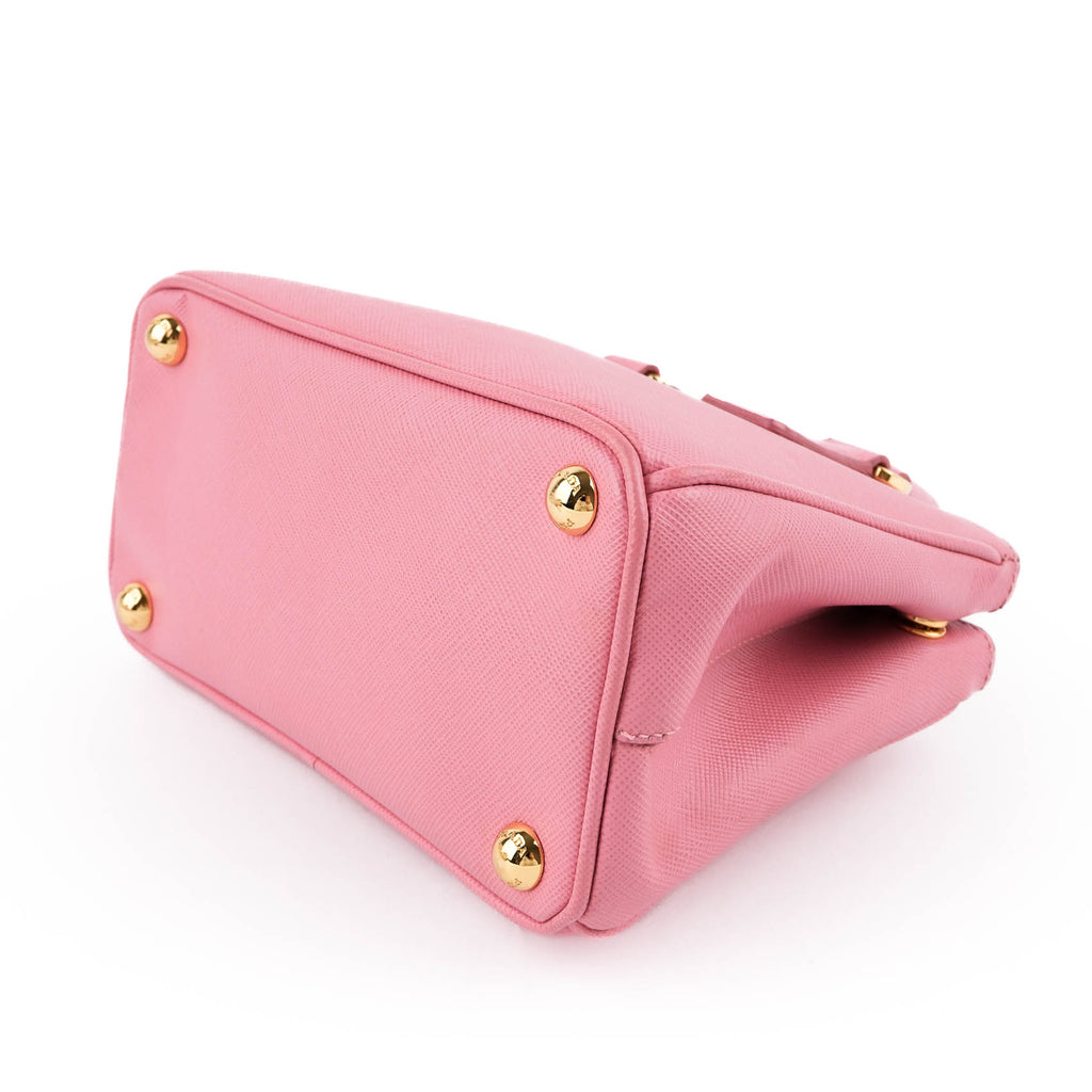 Prada Saffiano Lux Leather 2-Way Handbag - Pink