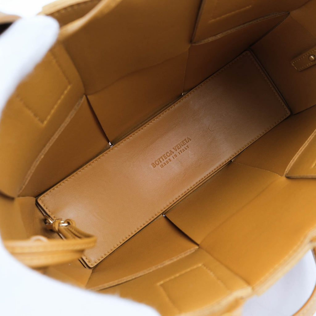 Bottega Veneta Small Arco Tote in Saffron