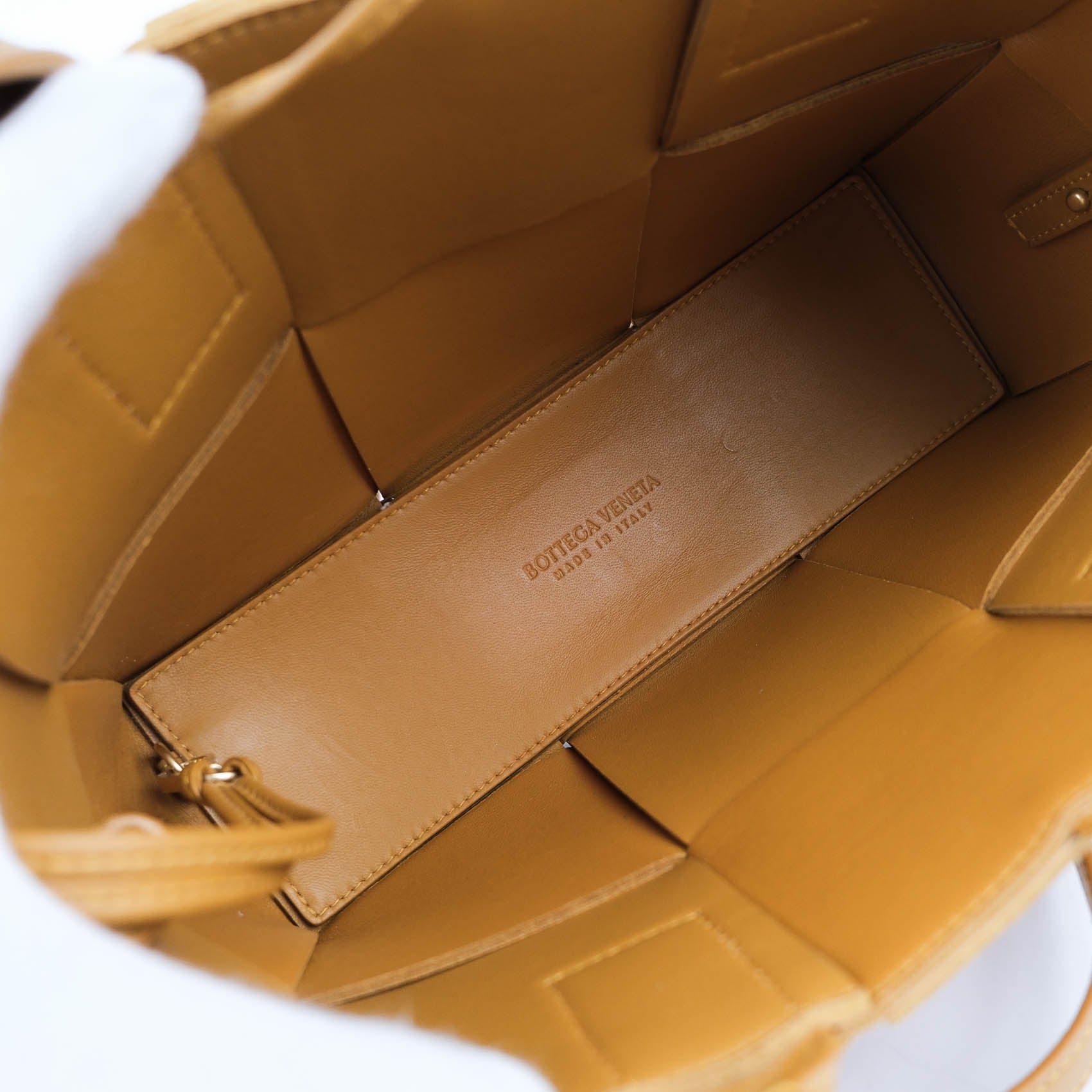 Bottega Veneta Small Arco Tote in Saffron