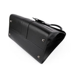 Delvaux Brillant MM L'Humour Handbag - Black Box Calf Leather