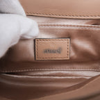 Gucci Horsebit 1955 Small Chain Shoulder Bag Quilted Leather Beige Silver Hardware