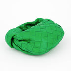 Bottega Veneta Mini Jodie Intrecciato Leather Handbag – Green