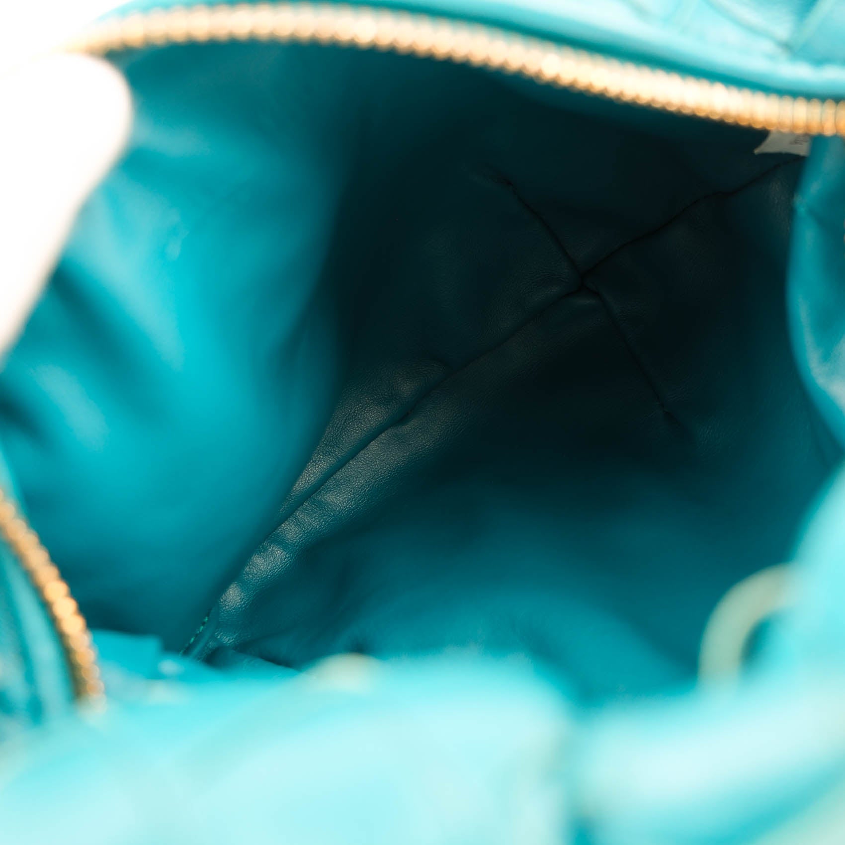 Bottega Veneta Mini Jodie Intrecciato Leather Handbag – Blue