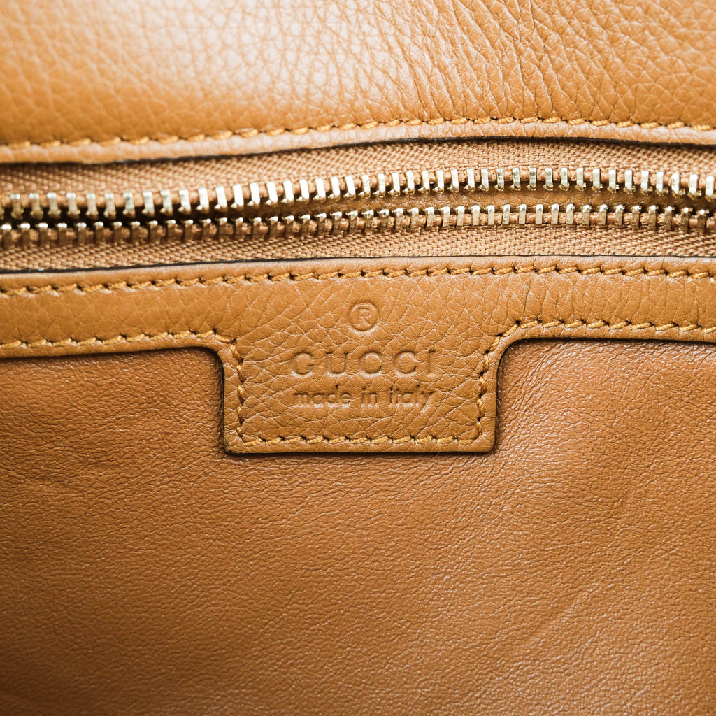Gucci Blondie small shoulder bag in brown leather