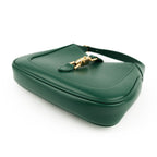 Gucci Jackie 1961 Mini Shoulder Bag Smooth Leather Emerald Green Gold Hardware