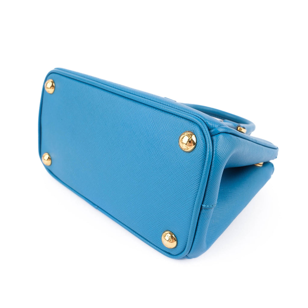 Prada Galleria Saffiano Leather Mini Bag – Vibrant Blue 1BA916