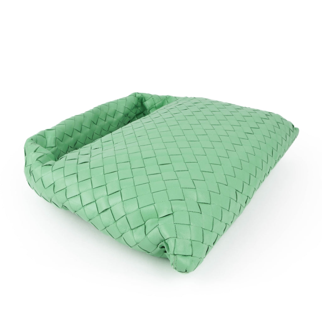 UNUSED ITEM | Bottega Veneta Medium Hop Bag in Intrecciato Leather - Emerald Green