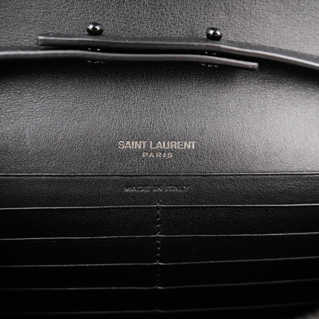 Saint Laurent Kate Medium in Polka Dot Printed Grain de Poudre Leather