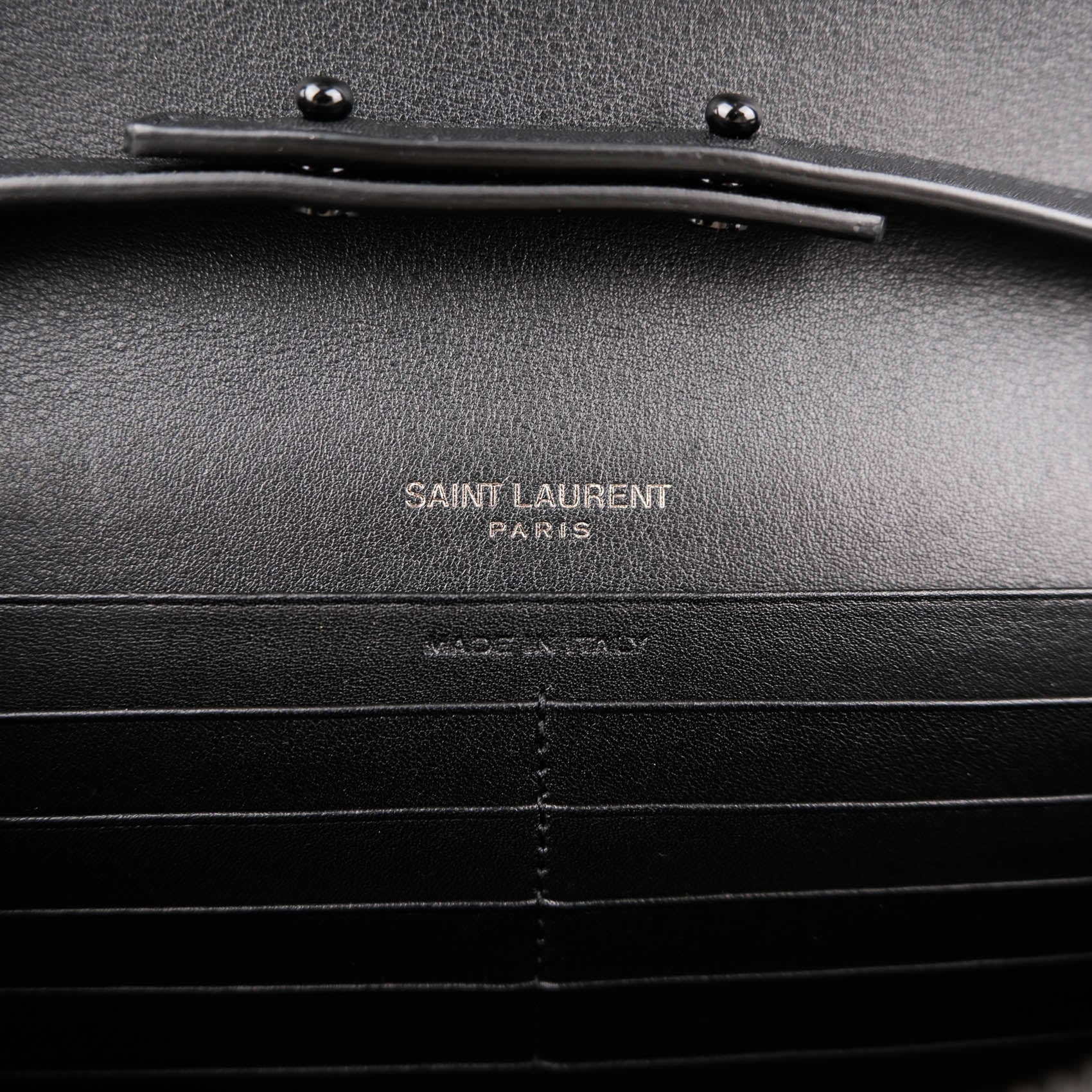 Saint Laurent Kate Medium in Polka Dot Printed Grain de Poudre Leather
