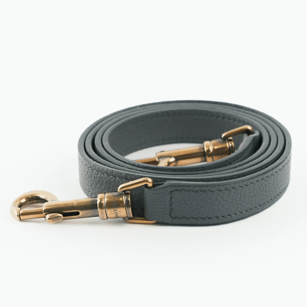 Celine Nano Luggage Bag in Drummed Calfskin