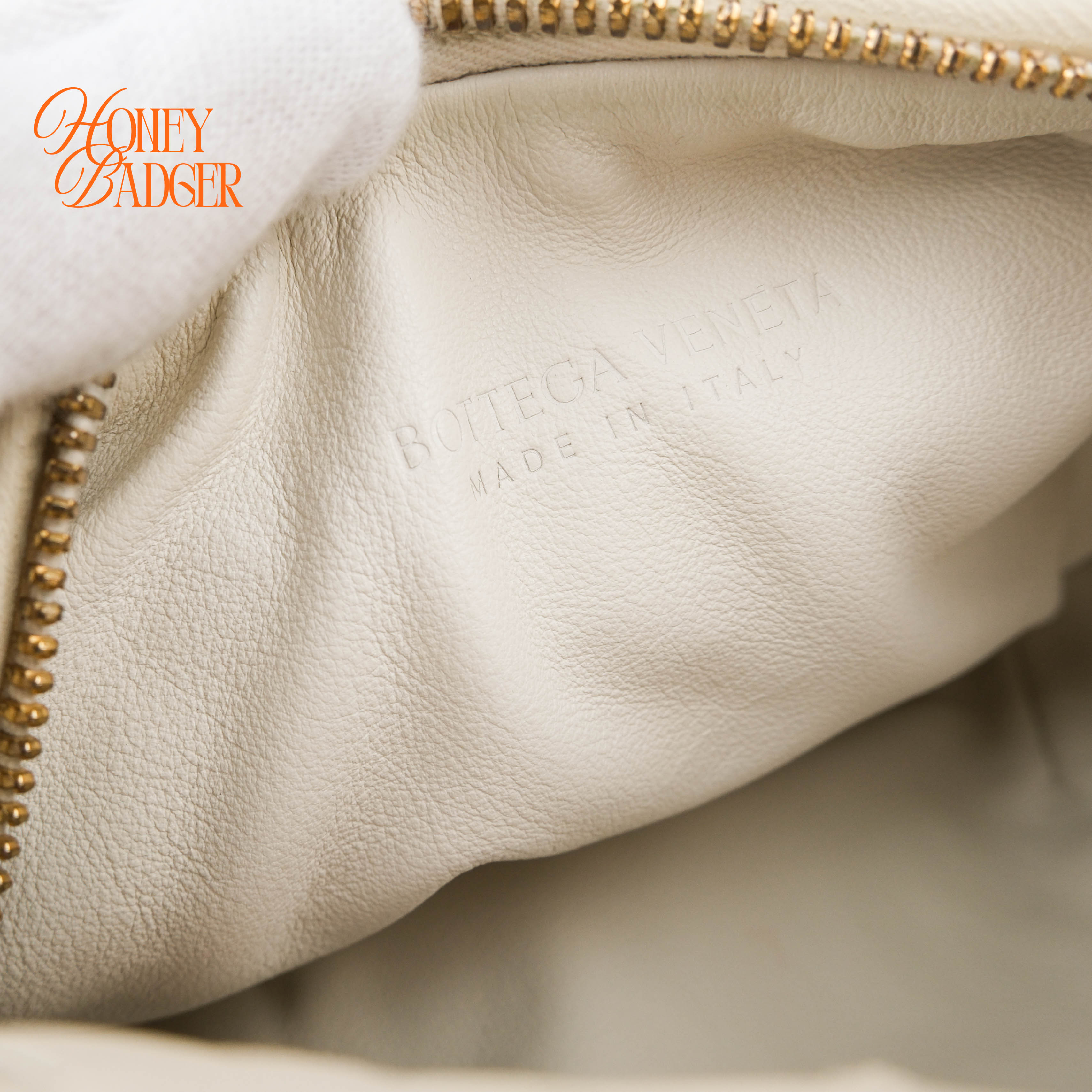 Bottega Veneta Intrecciato Nappa Mini Jodie - White