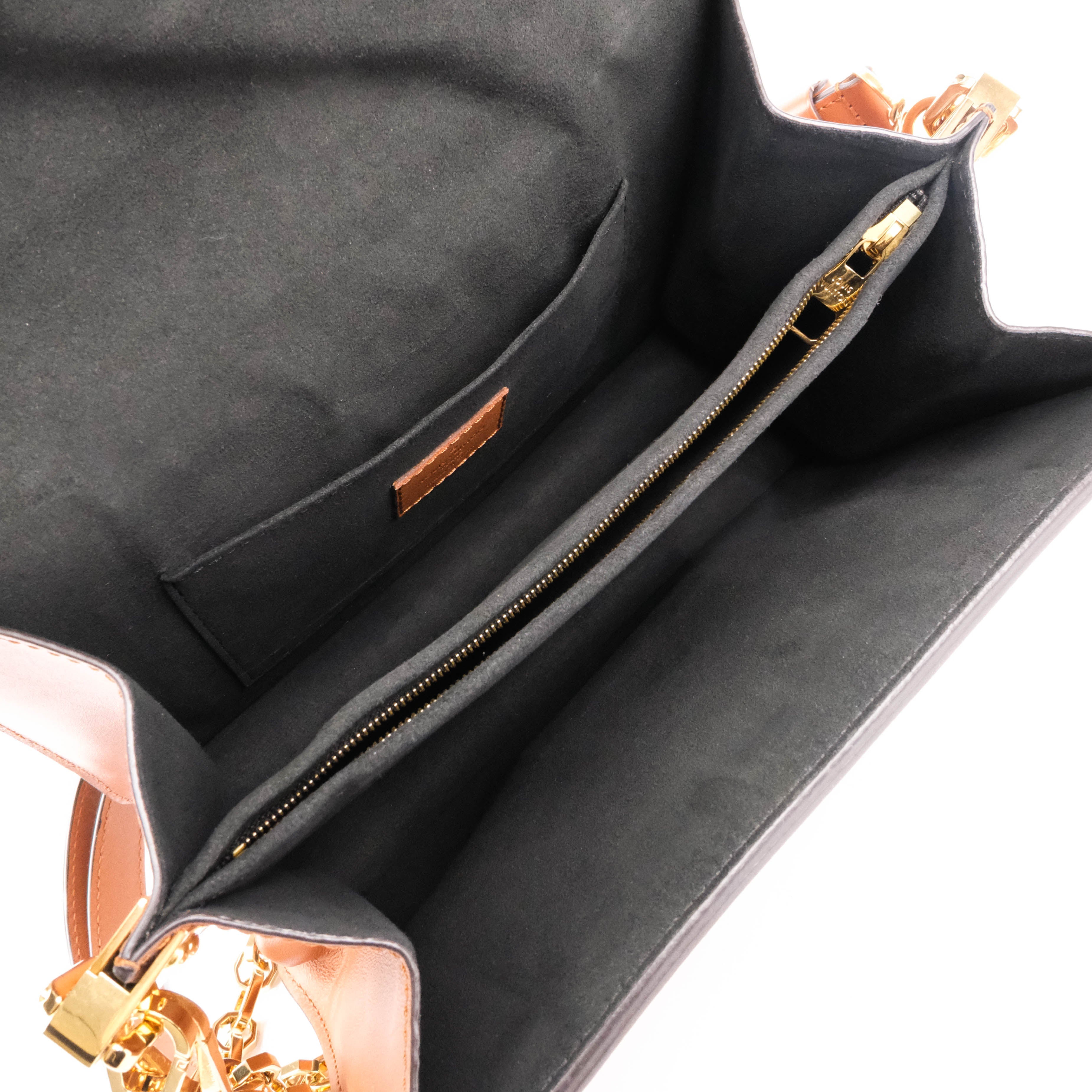 Louis Vuitton Dauphine MM Monogram Reverse Canvas Brown Crossbody Bag - M44391