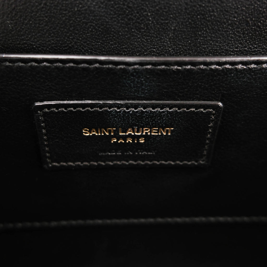 Saint Laurent Paris Solferino Small Shoulder Bag 634305 Smooth Leather Red Gold Hardware