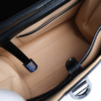 Delvaux Brillant MM L'Humour Handbag - Black Box Calf Leather