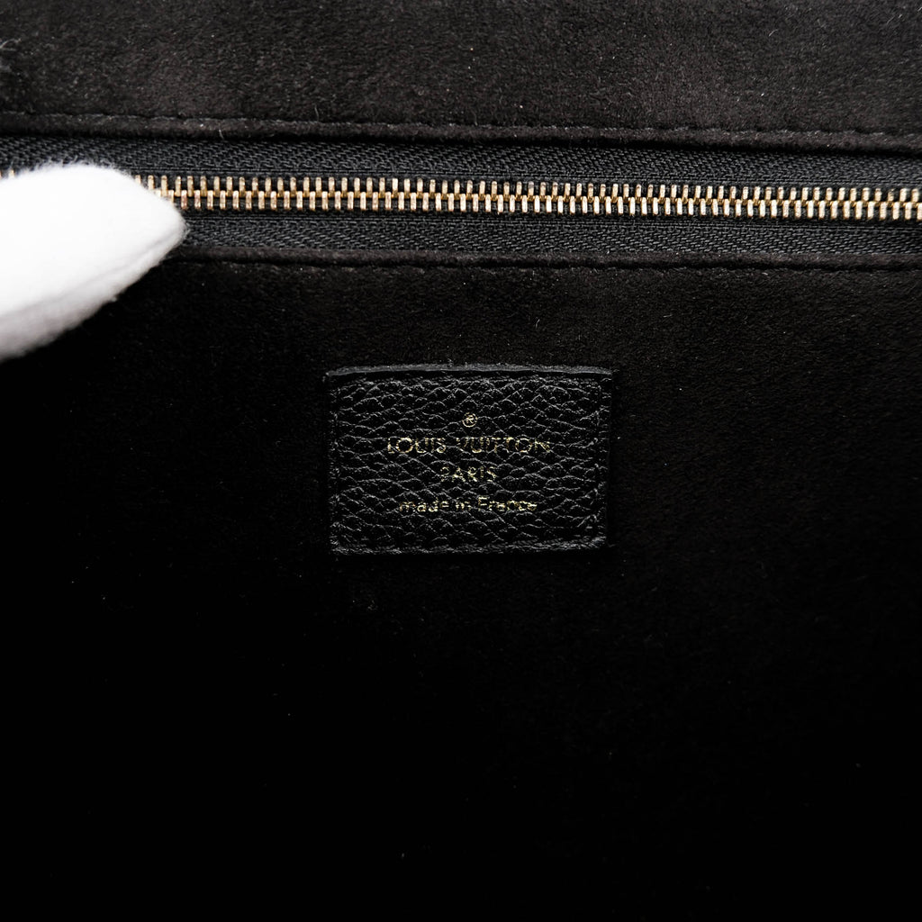 Louis Vuitton Saint Germain PM Monogram Empreinte Noir Black Leather Chain Shoulder Bag M48931