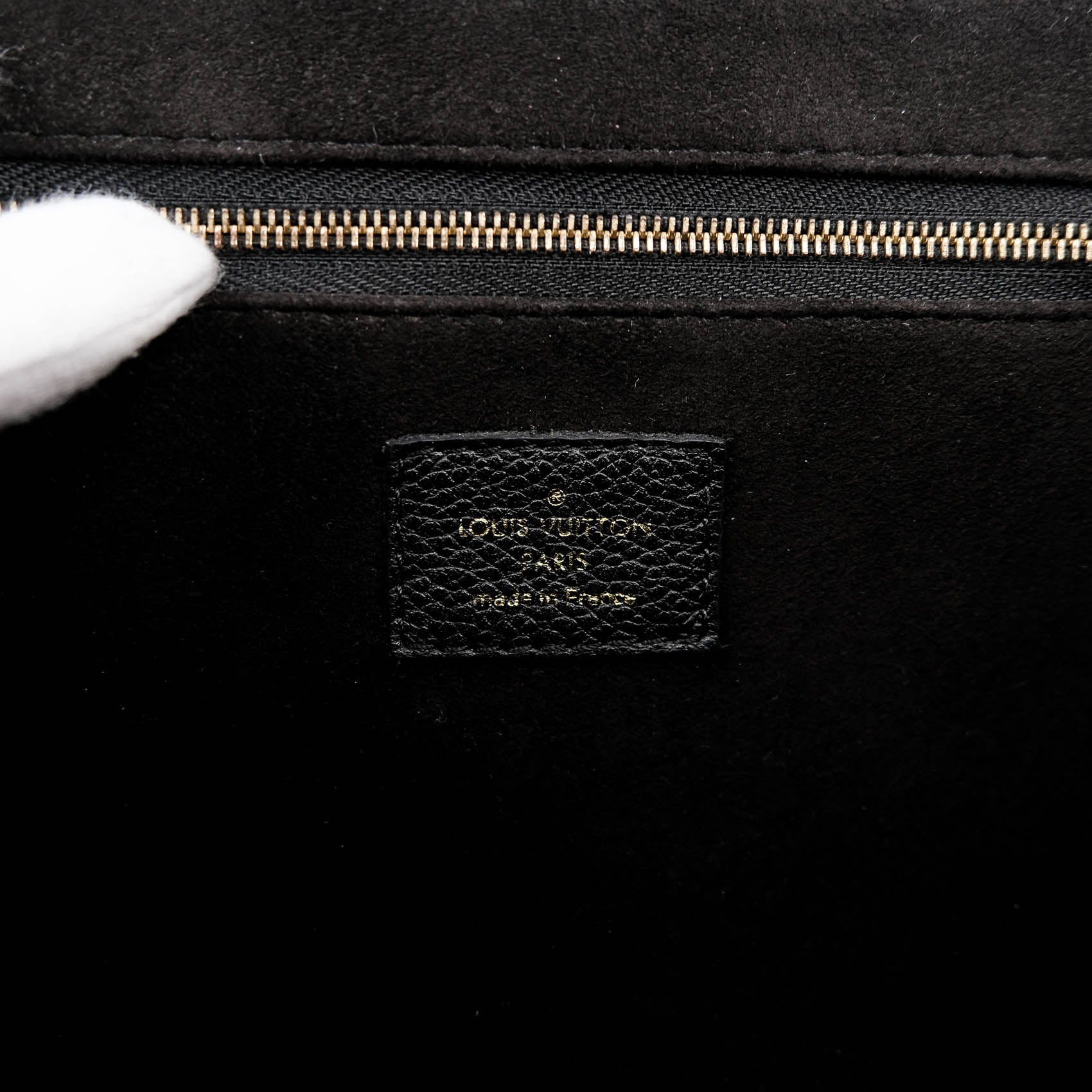 Louis Vuitton Saint Germain PM Monogram Empreinte Noir Black Leather Chain Shoulder Bag M48931