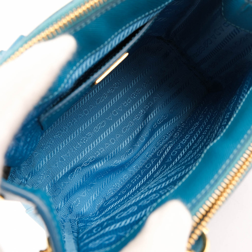 Prada Galleria Saffiano Leather Mini Bag – Vibrant Blue 1BA916