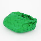 Bottega Veneta Mini Jodie Intrecciato Leather Handbag – Green