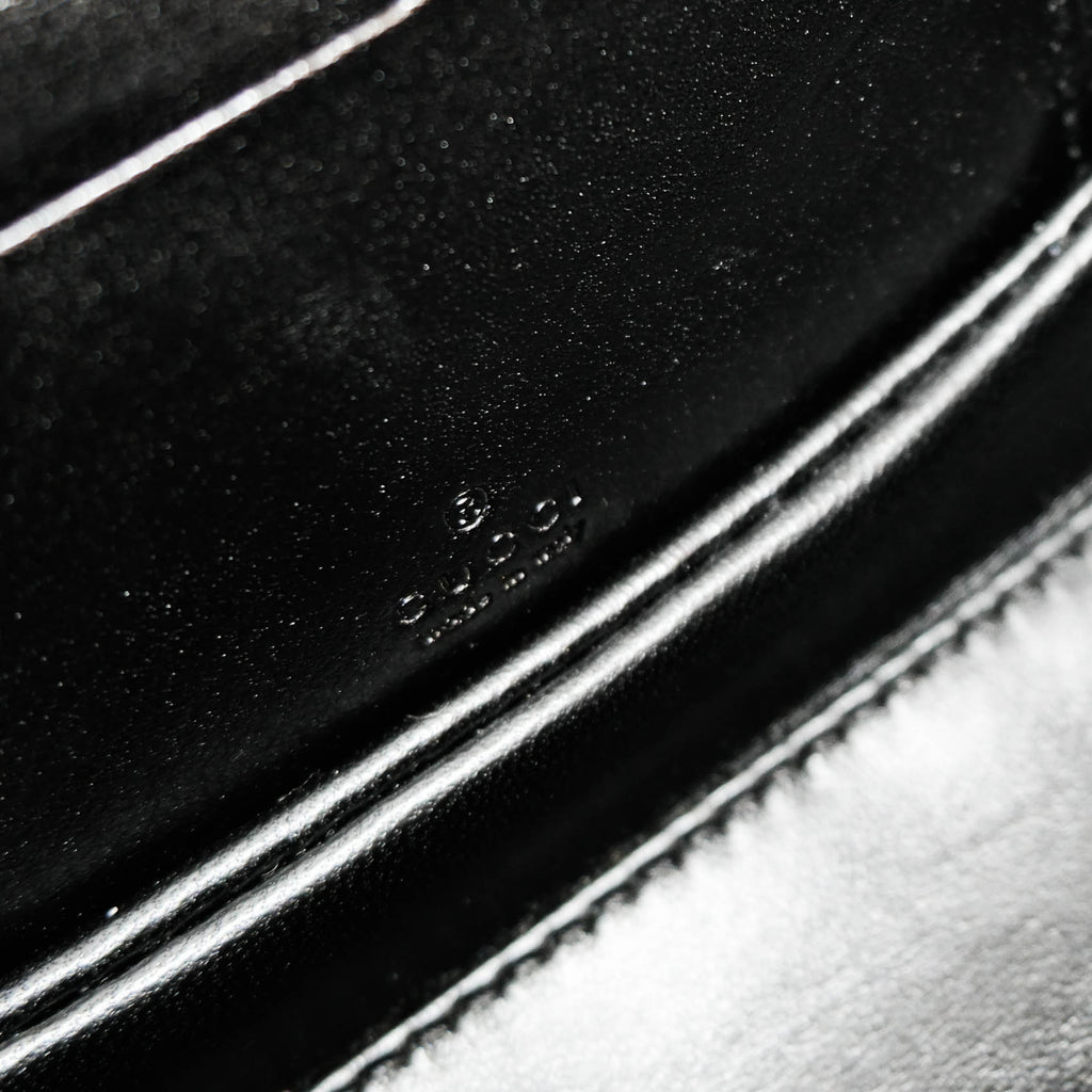 Gucci Bamboo 1947 Mini Top Handle Black Bag