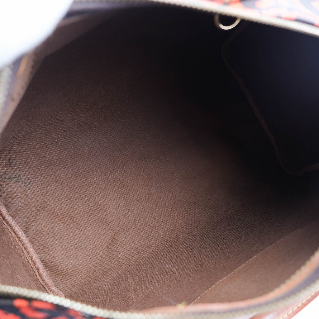 Louis Vuitton Monogram Graffiti Speedy 30 Orange M93705