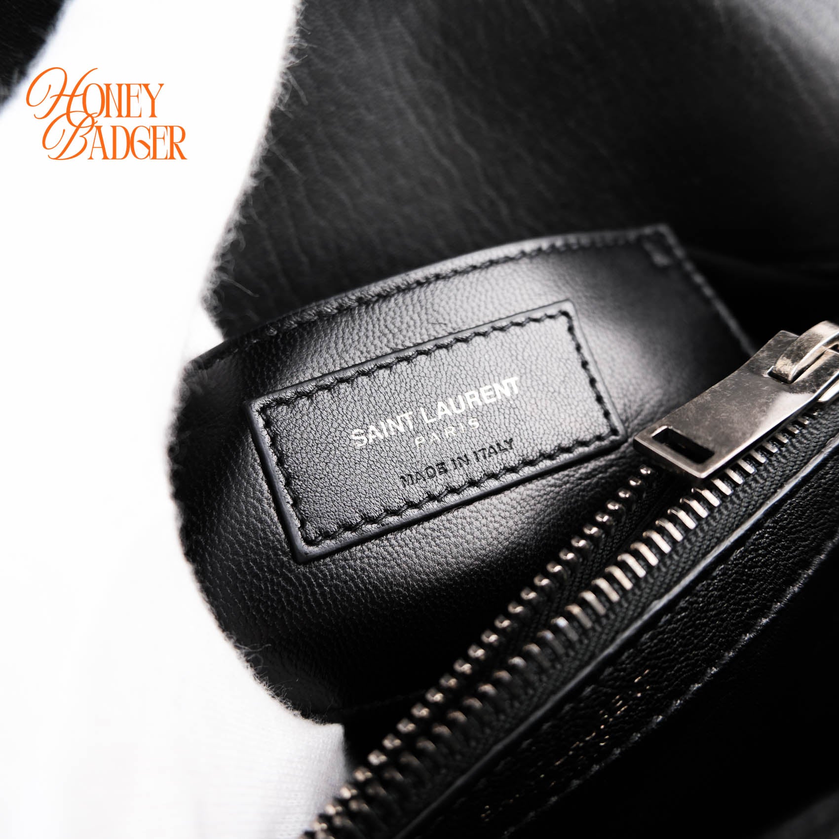 Saint Laurent Medium College Bag Rare Diamond Quilted Black Leather Silver Hardware